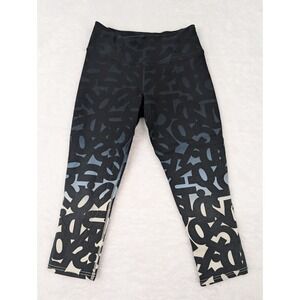 Nike Leggings Women's Size XS All Over Print Black Compression Fitness Yoga